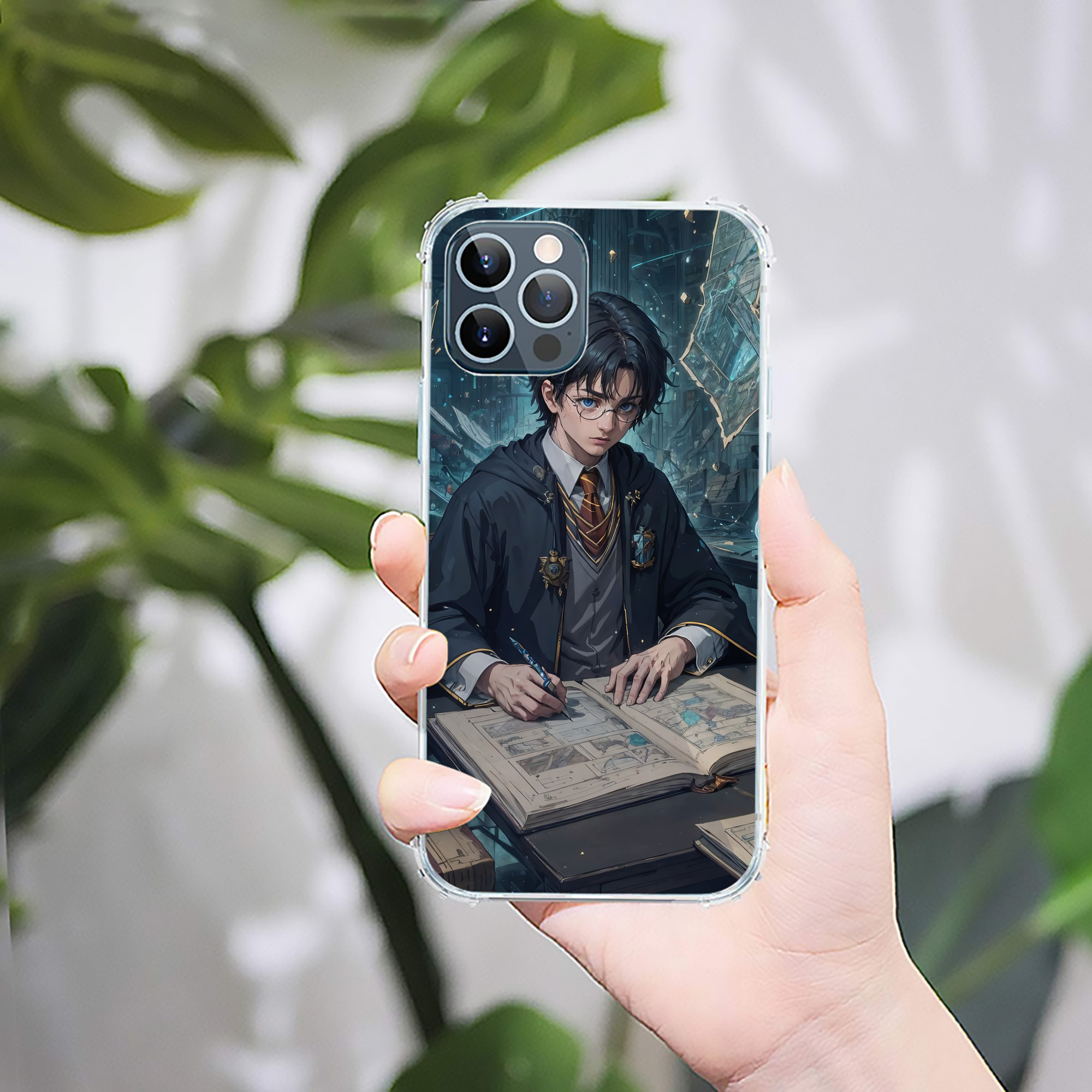 （画像用） Harry Potter ハリー・ポッターシリーズ 【iPhone 12シリーズ対応】透明スマホケース（クリアソフトケース）